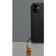 Seard Miyuki Boncuk El Yapımı Kurabiye Adam Gingerbread Man Telefon Çarmı - Charm