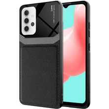 Ceponya Galaxy A32 4g Kılıf Deri Görünümlü Tasarım Sert Arka Kapak