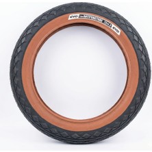 Güçlü Bisiklet Motosiklet 20X4.0 Dış Lastik E-Bike Fat Bike 3.5 mm Zırhlı Patlamaya Karşı Koruma Kahverengi Yanaklı