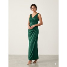 Centilmen Doridorca V Yaka Abiye Elbise 4050