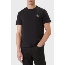 Calvin Klein % 100 Pamuk Logolu Bisiklet Yaka T Shirt Erkek T Shirt LV04RF278G Ub1