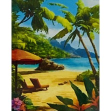 Elegantshop 5d Yapışan Boncuk Mozaik Tablo 30*40 cm YZSX29
