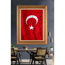 Giyense Altın Çerçeveli Dekoratif Paspartulu Tablo NYY245
