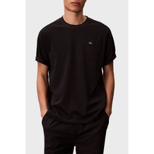 Calvin Klein % 100 Pamuklu Regular Fit Logolu Bisiklet Yaka T Shirt LVGMS6K112UB1 Erkek T Shirt LVGMS6K112 Ub1