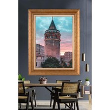 Giyense Altın Çerçeveli Dekoratif Paspartulu Tablo NYY643