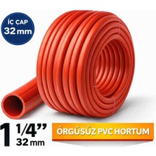 Global Industrial 32 mm (1 1/4”) Pvc Hortum – 32’lik Bir Birçeyrek Hortum – Dayanıklı Kalın Duvar Bahçe Tarım Sanayi