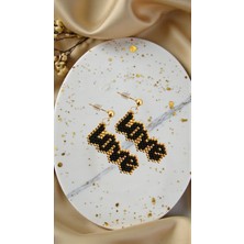 Seard Miyuki Boncuk El Yapımı Love Küpe 2