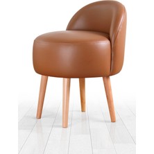 Lorence Home Burks Deri Puf Taba