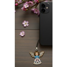 Seard Miyuki Boncuk El Yapımı Melek Telefon Çarmı - Charm 1