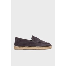 Calvin Klein Süet Logo Detaylı Espadril HM0HM02072GE7 Erkek Espadril HM0HM02072 Ge7