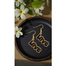 Seard Miyuki Boncuk El Yapımı Love Küpe 1