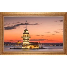 Giyense Altın Çerçeveli Dekoratif Paspartulu Tablo NYY796
