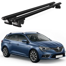 Today Auto Venüs Renault Megane Station Wagon (2016-2023) Uyumlu Siyah Ara Atkı Port Bagaj Tavan Barı