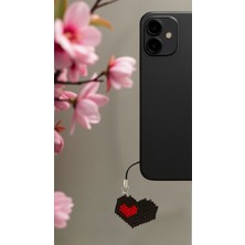 Seard Miyuki Boncuk El Yapımı Kalp Telefon Çarmı - Charm 1