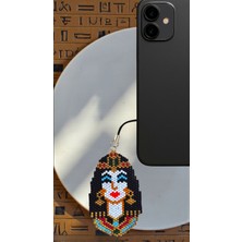 Seard Miyuki Boncuk El Yapımı Kleopatra Mısır Firavun Telefon Çarmı - Charm 1