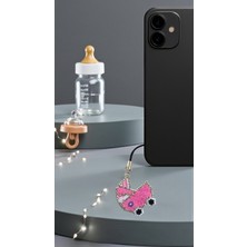Seard Miyuki Boncuk El Yapımı Pembe Bebek Arabası Telefon Çarmı - Charm 1