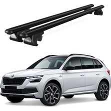 Today Auto Venüs Skoda Kamiq (2019 ve Sonrası) Uyumlu Siyah Ara Atkı Port Bagaj Tavan Barı