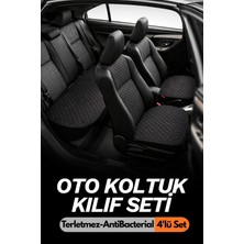 Motobros Araba Koltuk Minderi Ön ve Arka Takım Terletmez Oto Koltuk Minder Seti - Koltuk Koruma Kılıfı