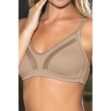 Allsisii Büyük Beden Uyumlu  Tül Detaylı Sütyen