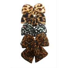 Leopar Desenli Fiyong Otomatik Toka 14 cm