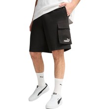 Puma Essentials No.1 Logo Woven Erkek Siyah Günlük Stil Şort 68266401