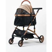 ELECTRON Kedi Köpek Arabası & Puseti – Amortisörlü Katlanabilir Evcil Hayvan Taşıma Arabası |pet Stroller |f1