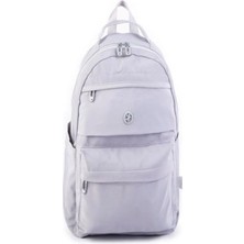 Nas Kadın Extra Hafif Su Geçirmez Çok Gözlü (Waterproof) Unisex Sırt Çantası 30X40CM