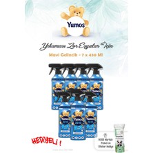 Yumoş 7 Adet Sprey 430 ml Mavi Gelincik Yıkanması Zor Eşyalar ve Rosıe