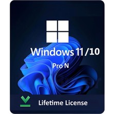 Microsoft Windows 11 Pro N 5pc Dijital Lisans Anahtarı