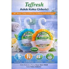 Sylar Teffresh Askılı Koku Giderici 2 Adet Wc Banyo Dolap ve Oda Için Askılı Ortam Koku Giderici