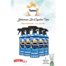 Yumoş 5 Adet Yıkanması Zor Eşyalar Sprey 430 ml Mavi Gelincik ve Rosıe