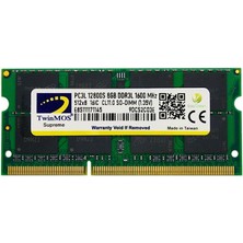 Sylar 8 GB Ddr3 1600MHZ Twınmos 1.35 Nb MDD3L8GB1600N