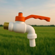 Candan Bidon Musluğu,plastik Su 1/2 Musluğu, Bahçe,bidon,depo ve Hortum Uyumlu Musluk 1 Adet