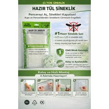 Çitor Hazır Tül Sineklik 4 Metre Bant