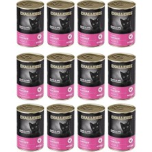 Challange Challenge Kitten Tavuklu Yavru Kedi Konservesi 12 x 400 gr