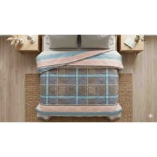 Desenli Yatak Örtüsü 200X220 cm - Çift Kişilik Mikrofiber Yumuşak Dokulu