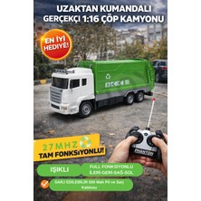 KoseToys Uzaktan Kumandalı Çöp Kamyonu 31CM Işıklı Sarj Edilebilir