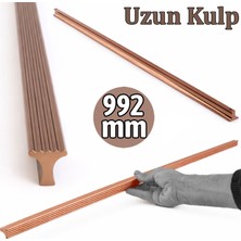 Badem10 Foça Bronz Çekmece Kulp 992 mm Metal Mobilya Kulpu Modern Dolap Kapak Kulp Dayanıklı Şık Tasarım