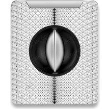 Cigarloong Kare Sprial Desen Metal Puro V Kesici Silver
