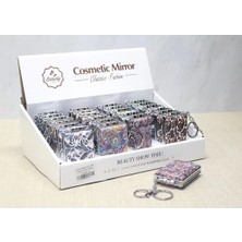 Epilons Taşlı El Aynası Anahtarlık Model 7