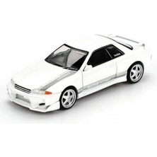 Epilons Mini Gt 1/64 Nissan Skyline Gt R R32 Veilside Combat White Blister Paket