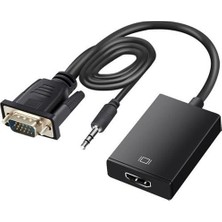Epilons Fully G-537K VGA To Hdmı Çevirici Adaptör 3.5 mm Ses Girişli