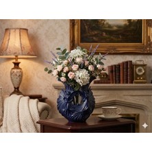 3D Meshing Dekoratif Ikiz Perili Meshing Vazo