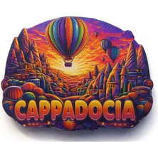 Epilons Kapadokya Temalı Silikon Buzdolabı Magneti Model 2