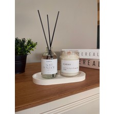 Elmessa Pudra Kokusu ve Kokulu Mum(Standlı ve Verniklidir)