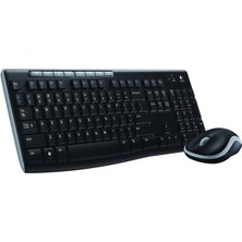 Sylar Logıtech MK270 Q Tr Kablosuz Klavye Mouse Set Siyah 920-004525