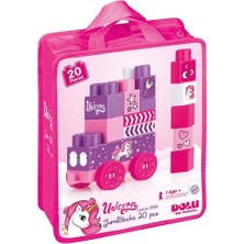 Epilons 2550 Unicorn Çantali Mega Blok 20 Li