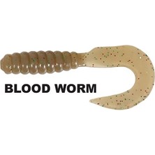 Ryuji Swim Worm Bloodworm 5.5 cm Kokulu Tpr Silikon 8 Adet