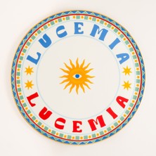 Zsa Zsa Zsu Lublın Porselen Pizza Tabağı 33 Cm Mavi