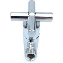 Epilons Dayanıklı 4 Kollu Taharet Musluğu Tuvalet Klozet Krom Musluk